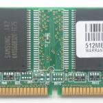 SDRAM 512MB 133Mhz / Apacer 71.95350.464