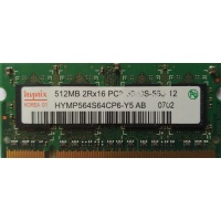 DDR2 SO-DIMM 512MB 667Mhz-PC5300 / Hynix HYMP564S64CP6-Y5