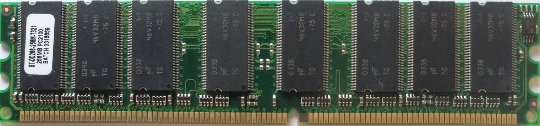 DDR 256MB 266Mhz-PC2100 / Samsung BT-DD266-256M-T321