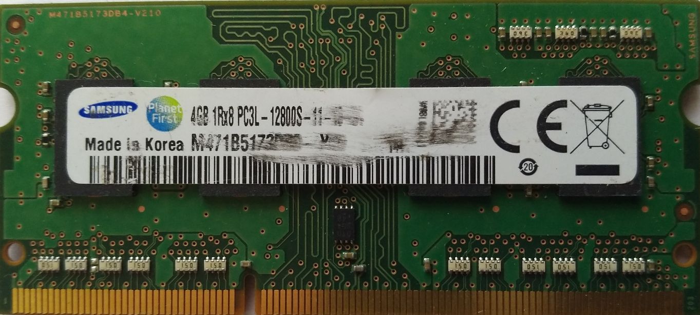 DDR3 SO-DIMM 4GB 1600Mhz-PC12800 / Samsung M471B5173DB0-YK0