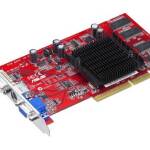 Grafische kaart ATI Radeon 9550 128MB DDR AGP 8x DVI VGA S-VIDEO RV350 ASUS