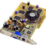 Grafische kaart nVidia GeForce2 GTS 32MB DDR AGP 4x VGA S-VIDEO COMPOSIET NV15 Board ASUS V7700