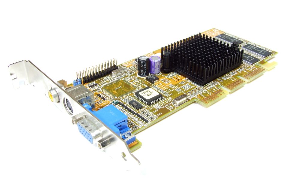 Grafische kaart nVidia GeForce2 MX400 32MB SDR AGP 4x VGA NV11 Board ASUS V7100