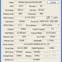 MX400 NVIDEA GPUZ