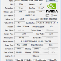 6200SE ASUS GPUZ