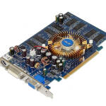 Grafische kaart nVidia GeForce 6600 256B DDR PCI-E 16x DVI VGA S-VIDEO NV43 Board ASUS