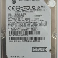 HDD SATA/300 2.5" 250GB / Hitachi Travelstar (5K500.B-250GB)