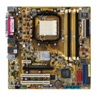 Moederbord Socket AM2 DDR2 PCI-E 16X MicroATX 24+4-pins / ASUS M2NPV-VM MET CPU HEASINK, MET I/O SHIELD, MET HDTV/AV/S SLOTBOARD