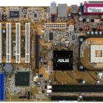 Moederbord Socket PGA478 DDR AGP 8X ATX 20+4-pins / ASUS P4P800S MET CPU HEATSINK, GEEN I/O SHIELD