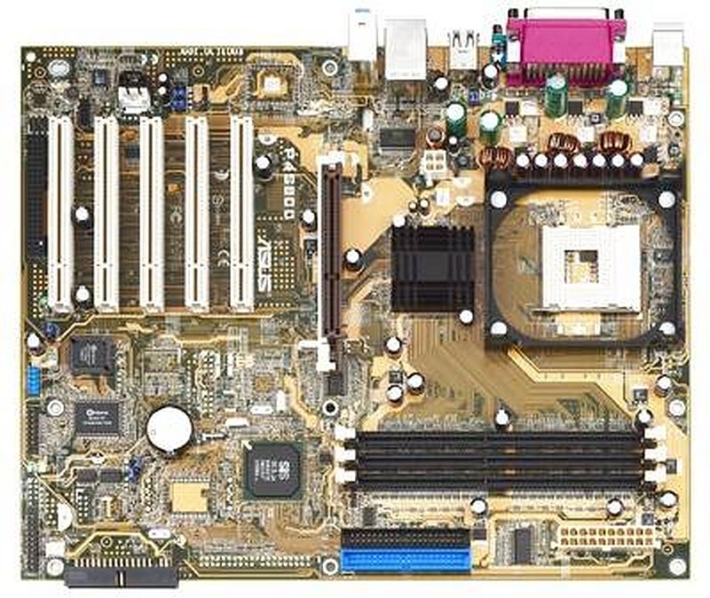 Moederbord Socket PGA478 DDR AGP 8X ATX 20+4-pins / ASUS P4S800