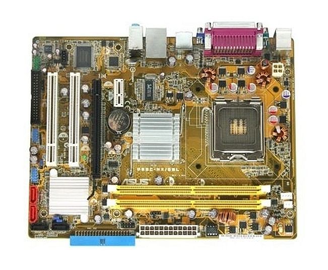 Moederbord Socket LGA775 DDR2 PCI-E 16X MicroATX 24+4-pins / ASUS P5GC-MXS MET CPU HEATSINK, GEEN I/O SHIELD