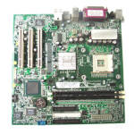 Moederbord Socket PGA478 DDR Micro-ATX 20-pins / DELL 0C2425 – (Dimension 2400 OptiPlex 160L) ZONDER CPU HEATSINK EN BRACKET, MET I/O SHIELD