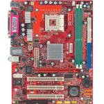 Moederbord Socket PGA478 DDR AGP 8X Micro-ATX 20+4-pins / MSI PM8M-V (MS-7104 v2.A) MET CPU HEATSINK, MET I/O SHIELD