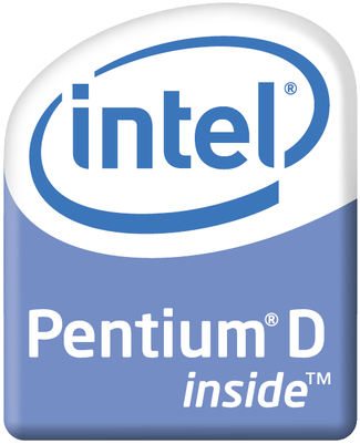 Intel - Pentium D inside logo