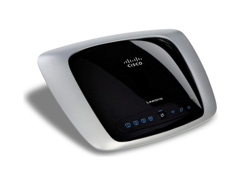 Router 2.4Ghz 300Mbps 4xLAN 100 Mbps Cisco Linksys WRT160N V2