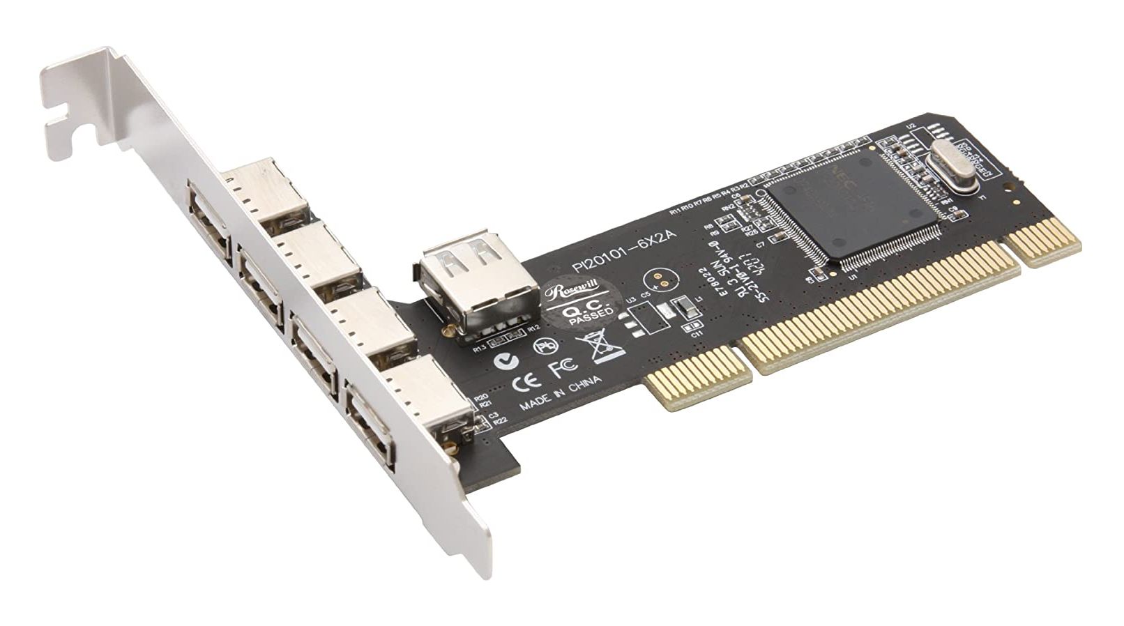 USB kaart USB 2.0 4+1 slots PCI Eminent EM1038