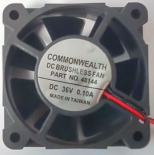 Ventilator 60x60x20 36VDC 2-pins / Commonwealth 48144