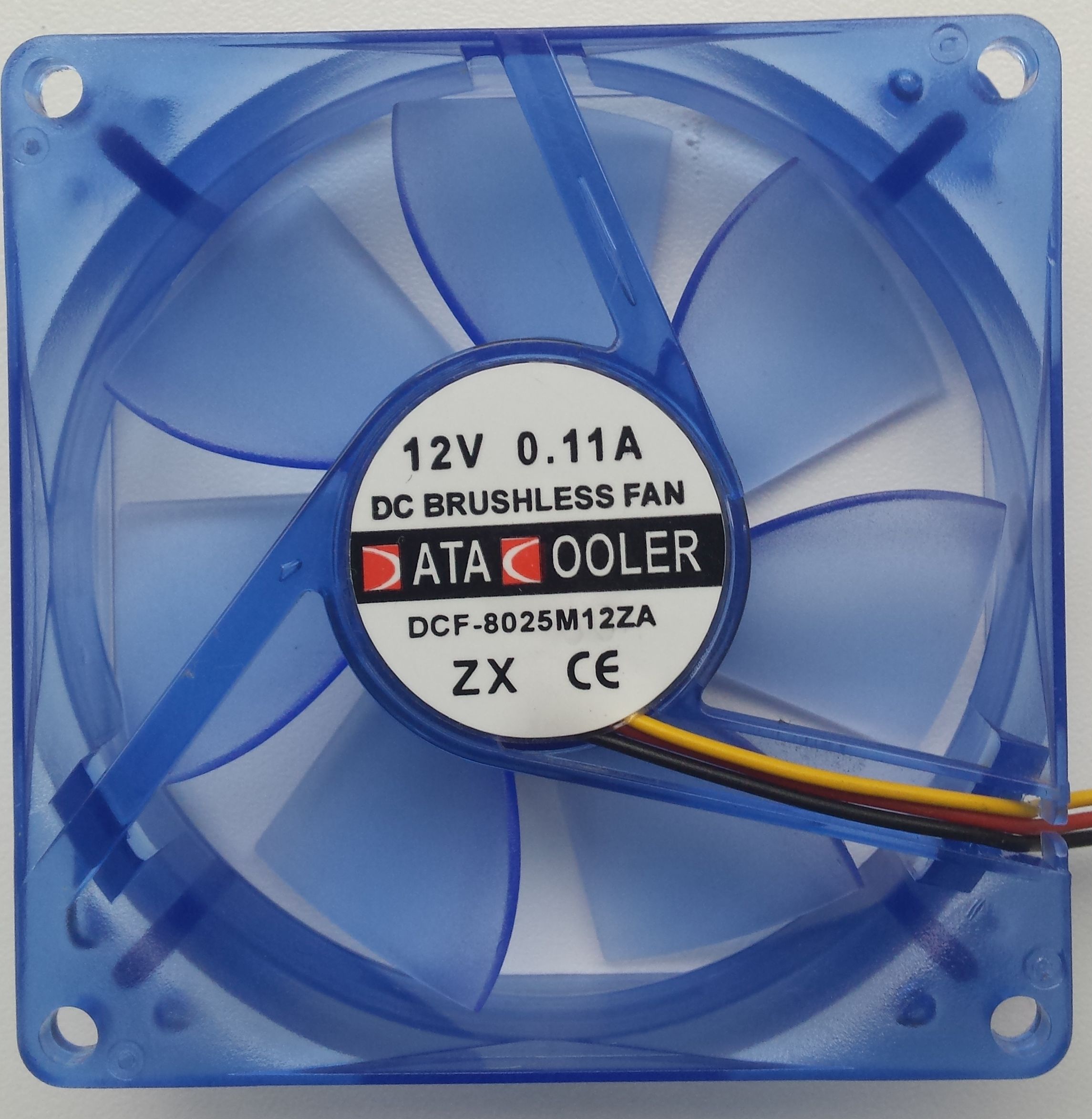 Ventilator 80x80x25 12VDC 3-pins / Data Cooler DCF-8025M12ZA