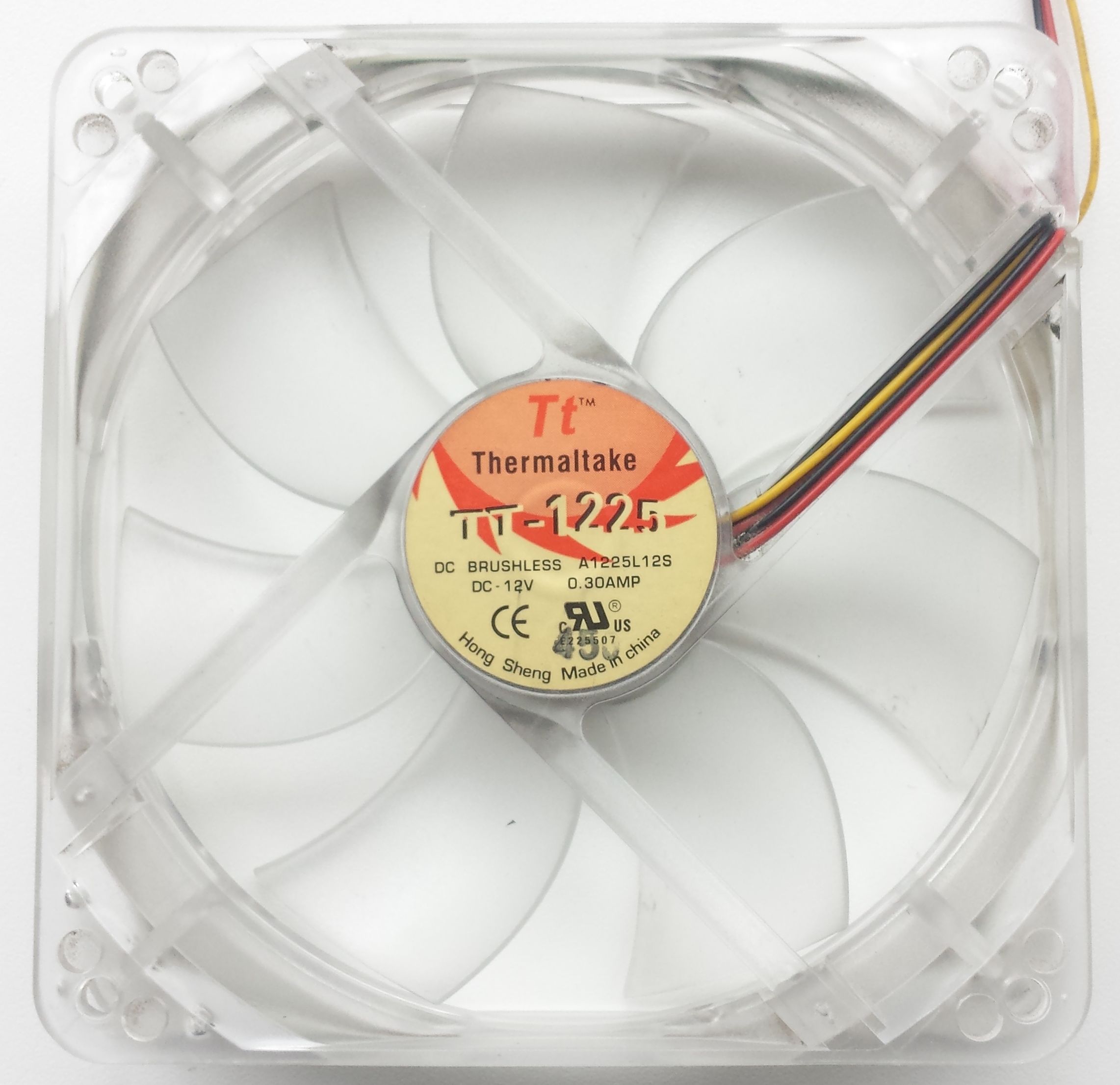 Ventilator 120x120x25 12VDC 3-Pins / Thermaltake TT-1225