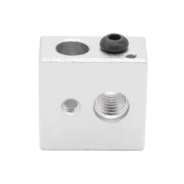 Aluminum heat block 20x20x10 MK7-MK8 04