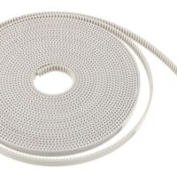 Tandriem GT2 met fiber kern 6mm x 1 meter wit