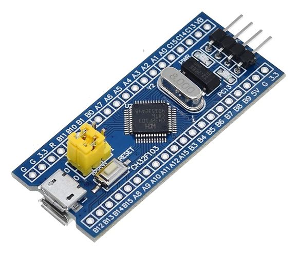 CH32F103C8T6 STM32F103C8T6 Compatible Arm 32-bit MCU 72MHz 64KB FLASH module USB-micro