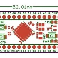 STMicroelectronics STM32F401CCU6 module afmetingen