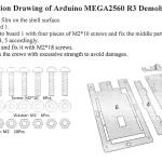 Arduino MEGA casing transparant handleiding