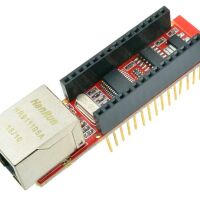 Arduino Nano Ethernet Shield ENC28J60 DK Rood