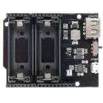 Arduino powerbank shield dual 16340 Li-ion cell 04