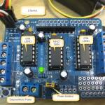 Arduino motor shield (L293D) details