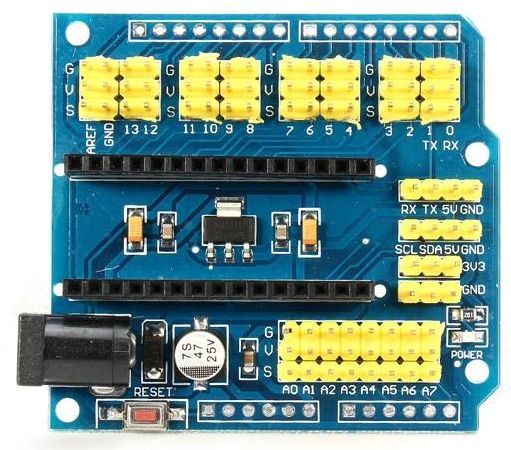 Arduino NANO Expansion Shield v3 bovenkant