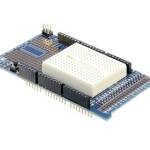 Arduino MEGA ProtoShield met Mini Breadboard 170 gaats