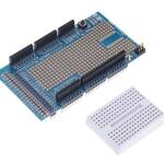 Arduino MEGA ProtoShield met Mini Breadboard 170 gaats onderdelen
