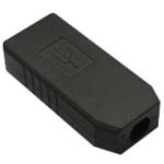 Behuizing voor USB PCB kunststof 40x17x10mm zwart AK-S-27 02