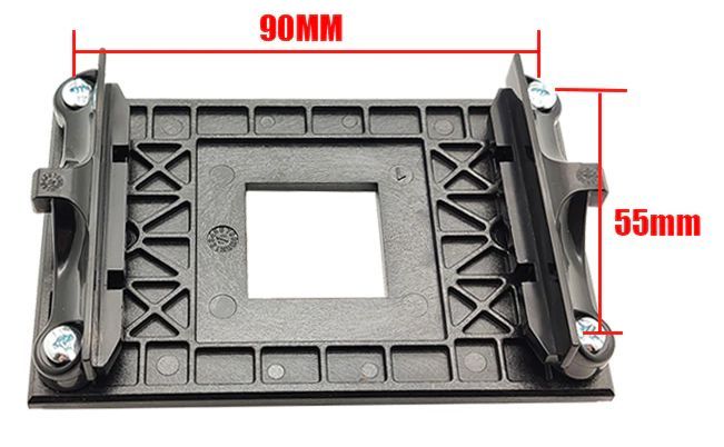 Backplane voor CPU koeler socket AM4 zwart afmetingen