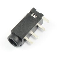 Jack connector 3.5mm 4-polig TRRS female PCB PJ-320A