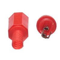 RCA Tulp connector 2-polig male rood 03