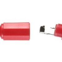 RCA Tulp connector 2-polig male rood 04