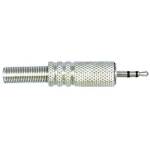 Jack connector 2,5mm 3-polig male TRS-plated (stereo) zijkant