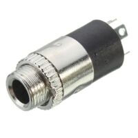 Jack connector 3.5mm 3-polig female inbouw PJ-392