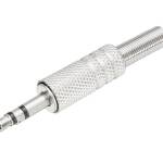 Jack connector 3.5mm 3-polig male TRS-plated
