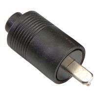 DIN-2 connector male zwart