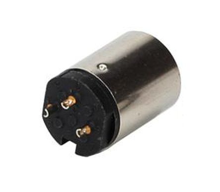 DIN-3 connector 180 socket mount achterkant