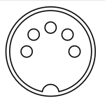 DIN-5 connector 180 icon