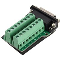 D-SUB DB15 connector female met schroef terminals 02