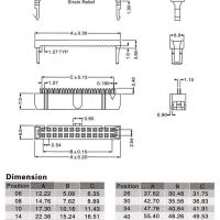 FC-40P 2x20 pin connector 2