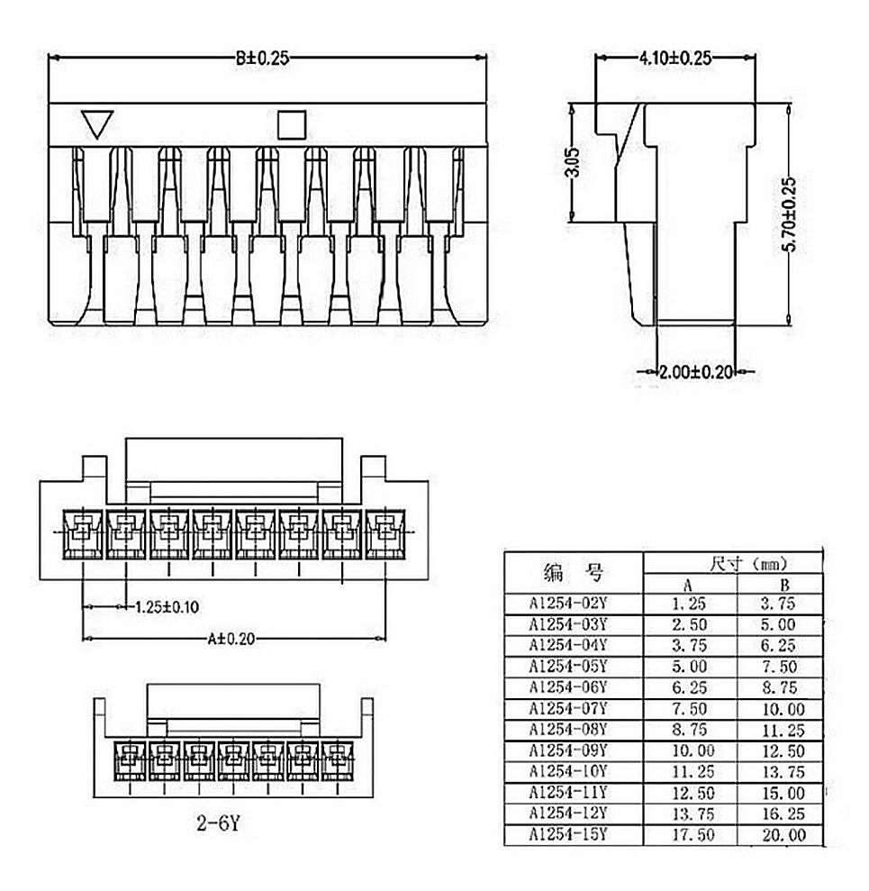 Connector JST-GH met clip slot 1