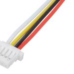 Connector JST-SH 1.0mm pitch 4-pin male met 20cm kabel