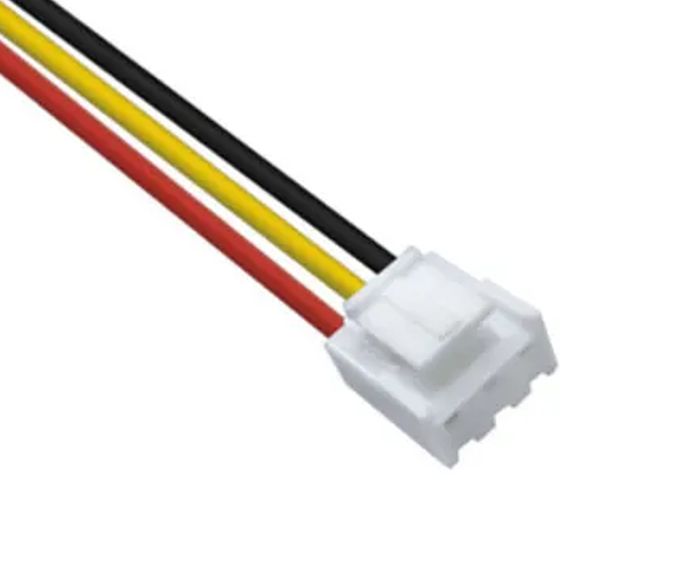 Connector JST-VH met clip slot 3.96mm pitch 3-pin female met 50cm kabel 20AWG